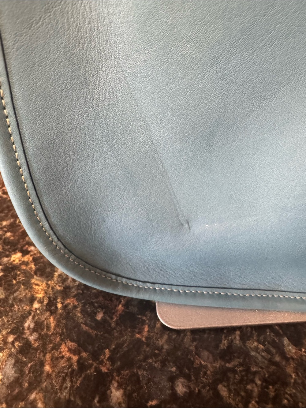 Vintage Coach Janice Legacy Crossbody Bag 9950 – Rare Pool Blue - Picture 5 of 16